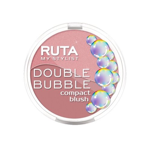 Румяна двойные Ruta DOUBLE BUBBLE, компактные, тон 105, 2х4,5г