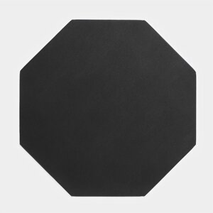 Салфетка кухонная «Тэм», 3838 см, цвет чёрный, восьмиугольник