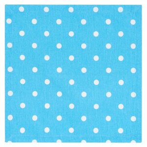 Салфетка сервировочная Blue polka dot, размер 40х40 см, цвет голубой