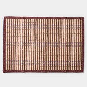 Салфетка сервировочная на стол «Кант», 4530 см, цвет коричневый