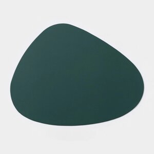 Салфетка сервировочная на стол «Тэм», 4435,5 см, цвет зелёный
