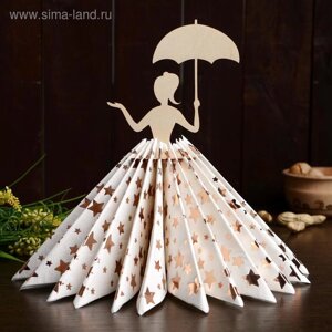 Салфетница «Девушка под зонтиком», 23,512,50,3 см