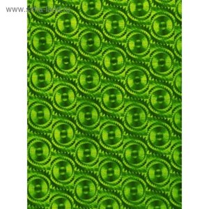 Самоклеящаяся пленка "Colour decor" 1023, голография круги зеленые 0,45х8 м