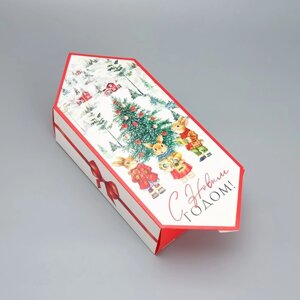 Сборная коробка‒конфета «С Новым годом!18 28 10 см