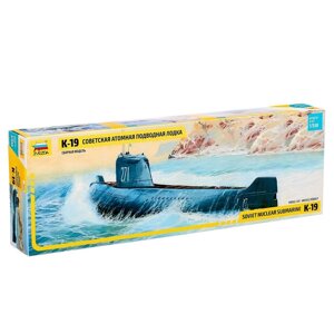 Сборная модель-подводная лодка «Советская атомная подводная лодка К-19» Звезда, 1/350,9025)