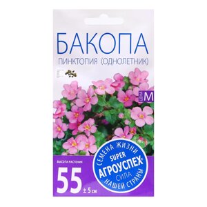 Семена цветов Бакопа "Пинктопия", 5 шт