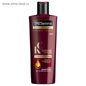 Шампунь для волос Tresemme Keratin Color, с экстрактом икры, 400 мл