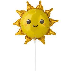 Шар фольгированный 12"Солнце», мини-фигура