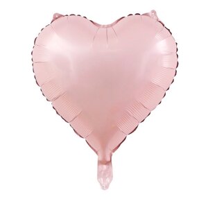 Шар фольгированный 18"Сердце», мистик розовый