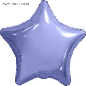 Шар фольгированный 19"Пастельный фиолетовый», звезда