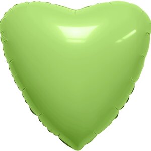 Шар фольгированный 19"Сердце», цвет мистик фисташка