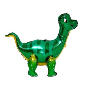 Шар фольгированный 25"Динозавр брахиозавр», цвет зелёный