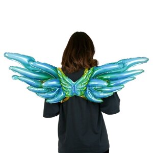 Шар-игрушка «Фольгированные крылья феи», цвет бирюзовый