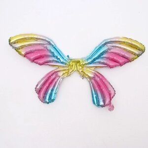 Шар-игрушка «Фольгированные крылья феи», цвет розовый градиент