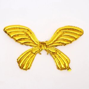 Шар-игрушка «Фольгированные крылья феи», цвет золото