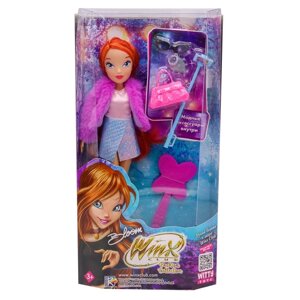 Шарнирная кукла Winx Club Fashion «Блум», с крыльями и аксессуарами, 24 см