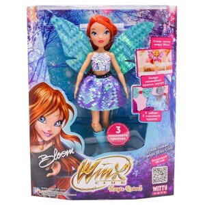 Шарнирная кукла Winx Club Magic reveal «Блум», с крыльями, 24 см