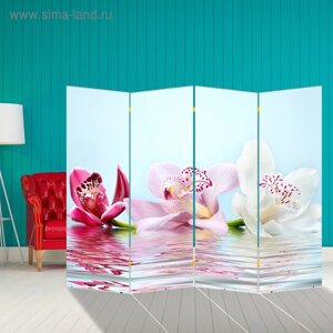 Ширма "Орхидеи на воде", 200 х 160 см