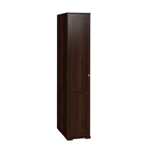 Шкаф для белья Sherlock 9, 400 590 2107 мм, левый, цвет орех шоколадный