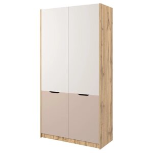 Шкаф для одежды «Модена», 10324592010 мм, дуб вотан / кашемир серый / глиняный серый