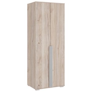 Шкаф двухдверный «Лайк 03.01», 800 550 2100 мм, цвет дуб мария / галька