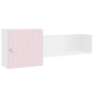 Шкаф навесной «Алиса», 1200х240х440 мм, цвет розовый