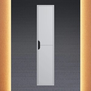 Шкаф-пенал Uperwood Modul, 33х36х150 см, подвесной, с дверцами, матовый, белый/графит