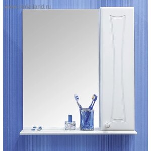 Шкаф-зеркало "Карина 60", правый, 14 х 61 х 70 см