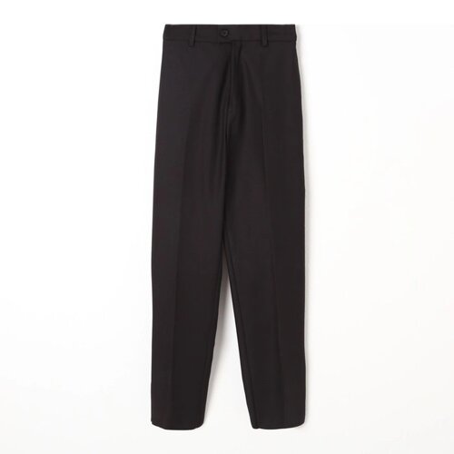 Школьные брюки для мальчика, цвет чёрный, рост 164-170 см