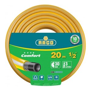 Шланг, ПВХ, d = 12 мм (1/2"L = 20 м, 3-слойный, армированный, RACO COMFORT