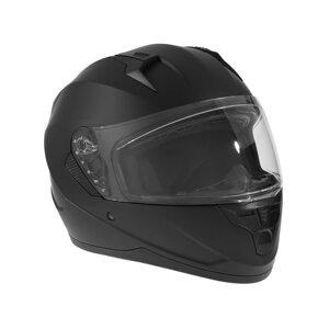 Шлем интеграл с двумя визорами, размер XL (60-61), модель BLD-M67E, черный матовый