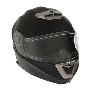 Шлем модуляр с двумя визорами, размер XL (60-61), модель - BLD-160E, черный матовый