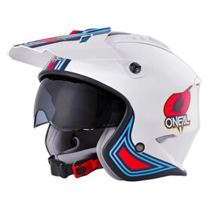 Шлем открытый O'Neal Volt MN1 V24, ABS, глянец, белый/красный, L