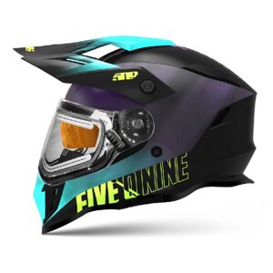 Шлем с подогревом визора 509 Delta R3 Ignite, размер XS, фиолетовый, чёрный, голубой