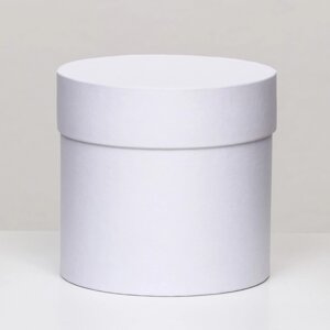 Шляпная коробка белая, 10 х 10 см