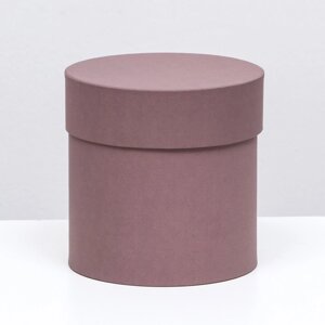 Шляпная коробка кофейная, 13 х 13 см