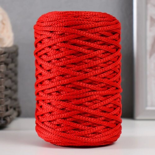 Шнур для вязания 100% полиэфир 3мм 100м/20020гр (27-красный)