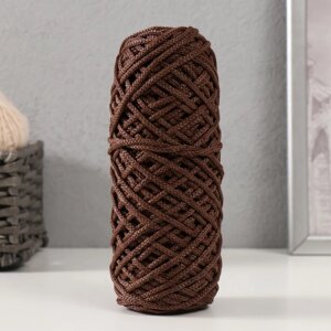 Шнур для вязания 35% хлопок,65% полипропилен 3 мм 85м/16010 гр (кофе/шоколад)