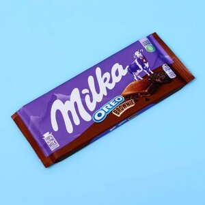 Шоколад молочный Milka Oreo Brownie, 100 г