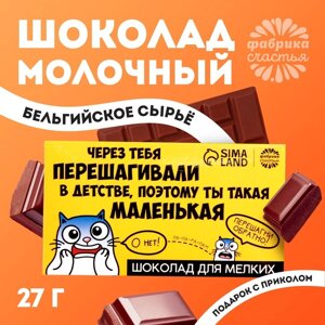 Шоколад молочный «Такая маленькая», 27 г.