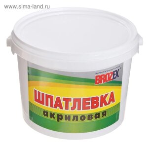 Шпатлёвка акриловая Brozex, 3 кг