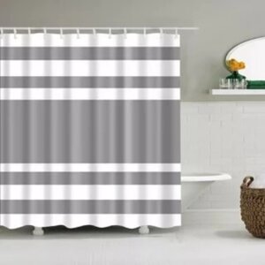Штора для ванной Velvet, 180х200 см, PLE, цвет серый