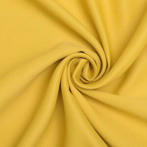 Штора портьерная "Этель" 270х300, цвет жёлтый, блэкаут, 100% п/э