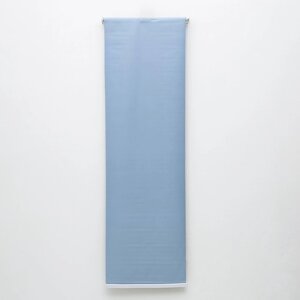 Штора рулонная «Нега», блэкаут, 120180 см, цвет серо-голубой