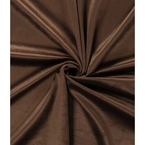 Штора «Велюр», размер 200x260 см, цвет светло-коричневый