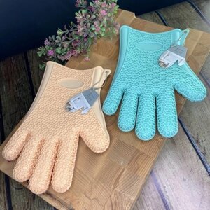Силиконовая перчатка-прихватка Lenardi, размер 28х18 см