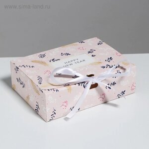 Складная коробка подарочная «Новогодняя», 16.5 12.5 5 см