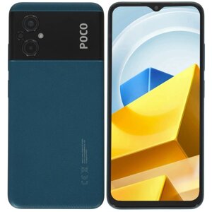 Смартфон xiaomi POCO M5 NFC RU, 6.58, IPS, 4 гб, 128 гб, 50 мп, 5 мп, 5000мач, зеленый