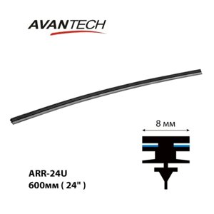 Сменная резинка щетки стеклоочистителя Avantech серии AERODYNAMIC 600мм ( 24 )