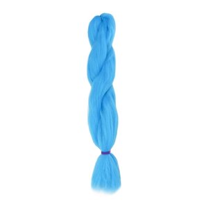 SOFT DREADS Канекалон однотонный, гофрированный, 60 см, 100 гр, цвет голубой (SKY BLUE)